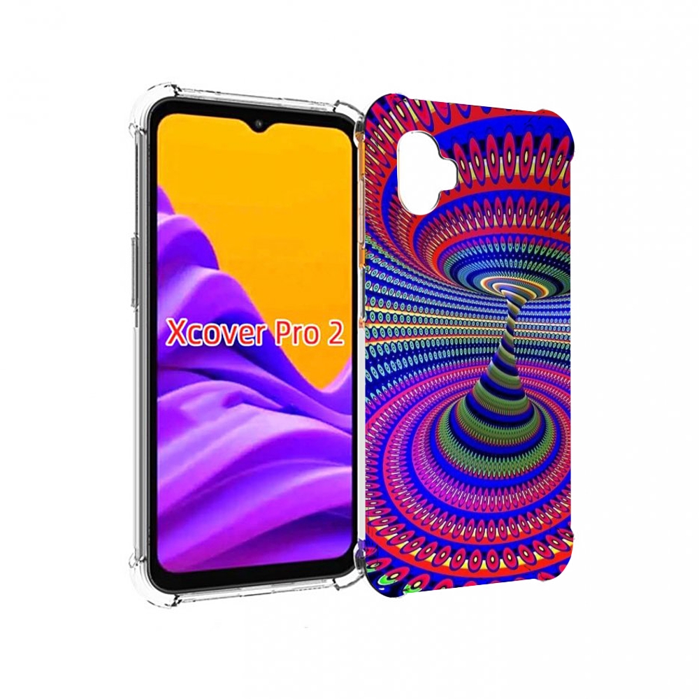 

Чехол MyPads оптическая иллюзия для Samsung Galaxy Xcover Pro 2, Прозрачный, Tocco