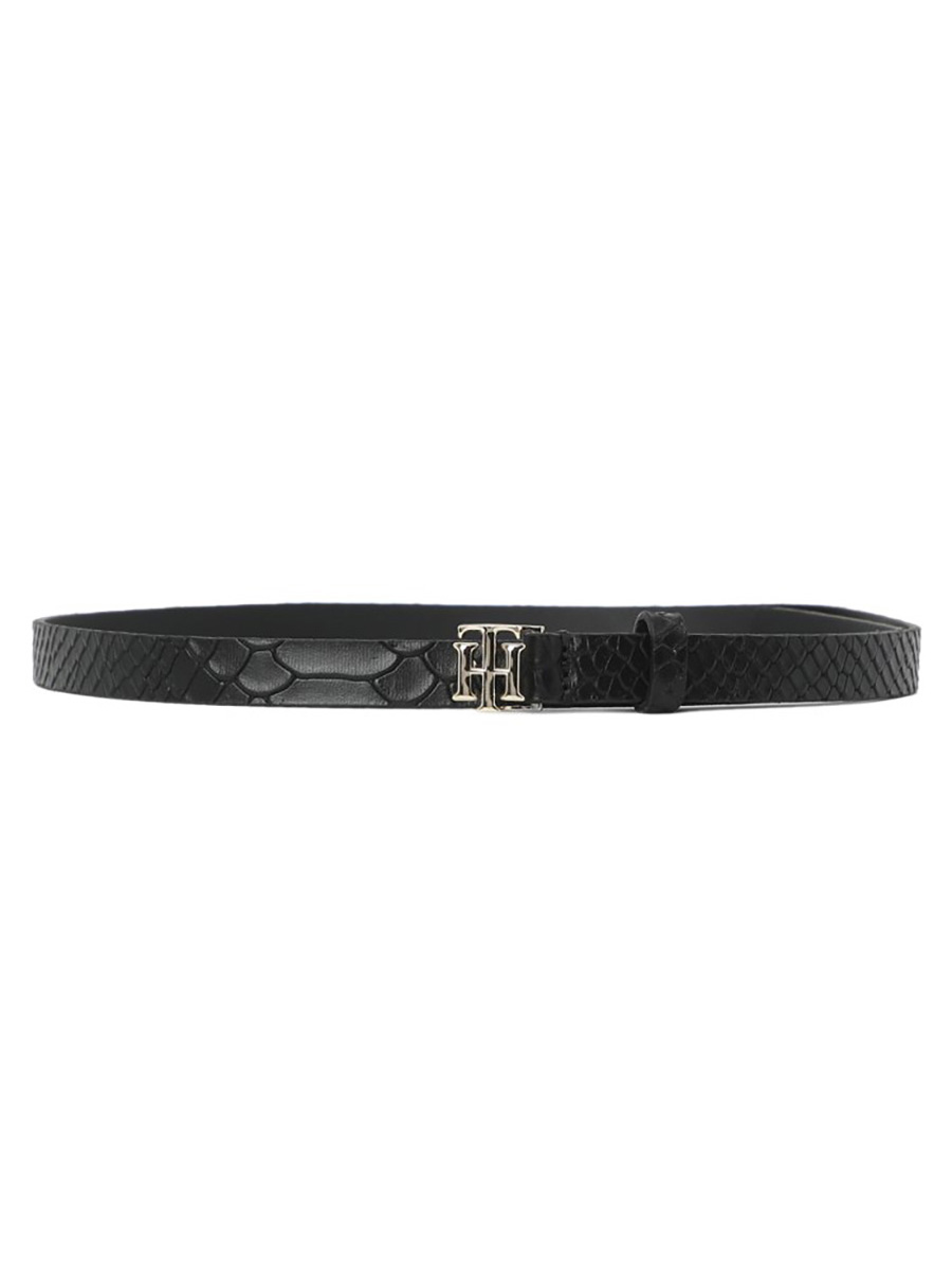

Ремень женский Tommy Hilfiger AW0AW10586 черный 75, AW0AW10586