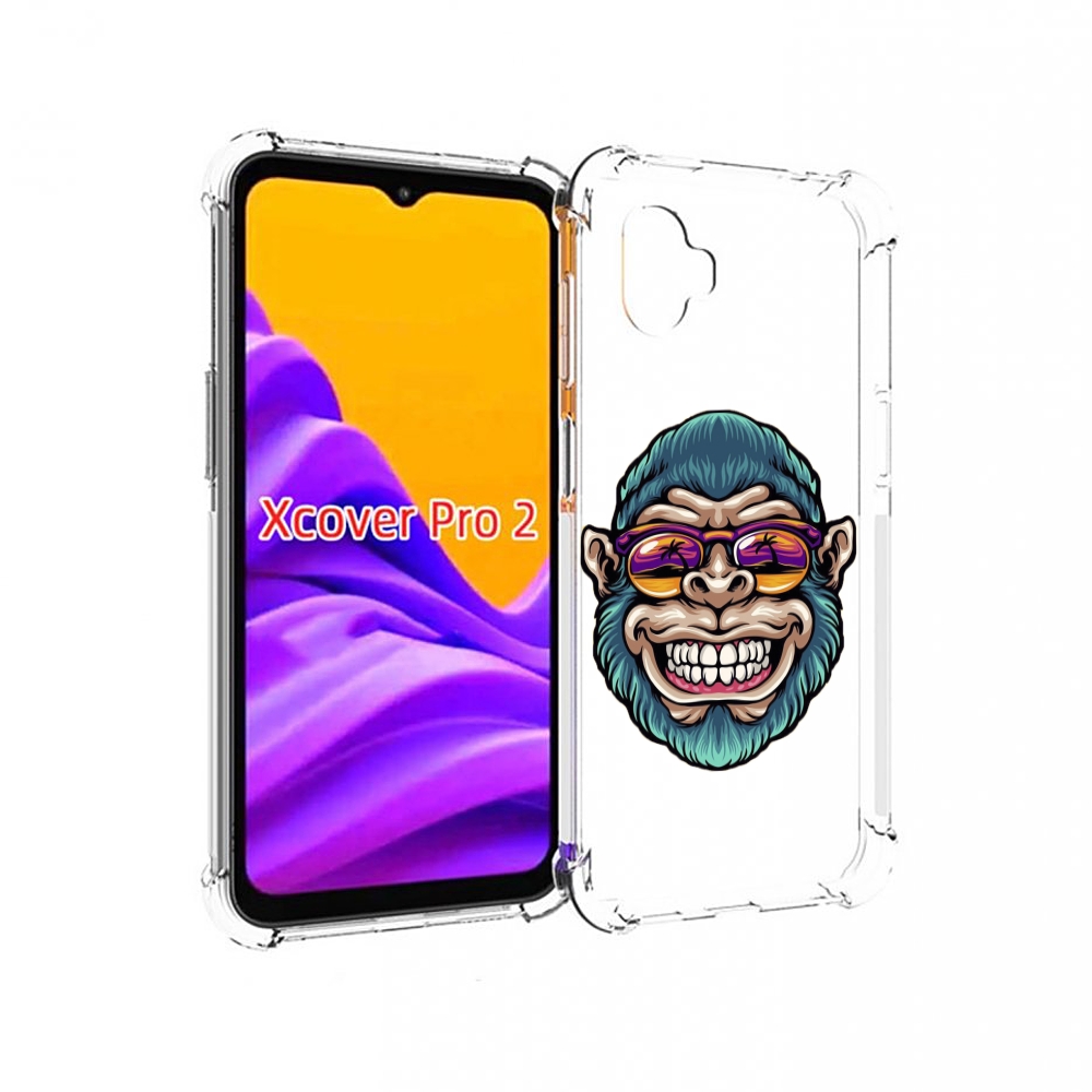 

Чехол MyPads обезьяна улыбается для Samsung Galaxy Xcover Pro 2, Прозрачный, Tocco