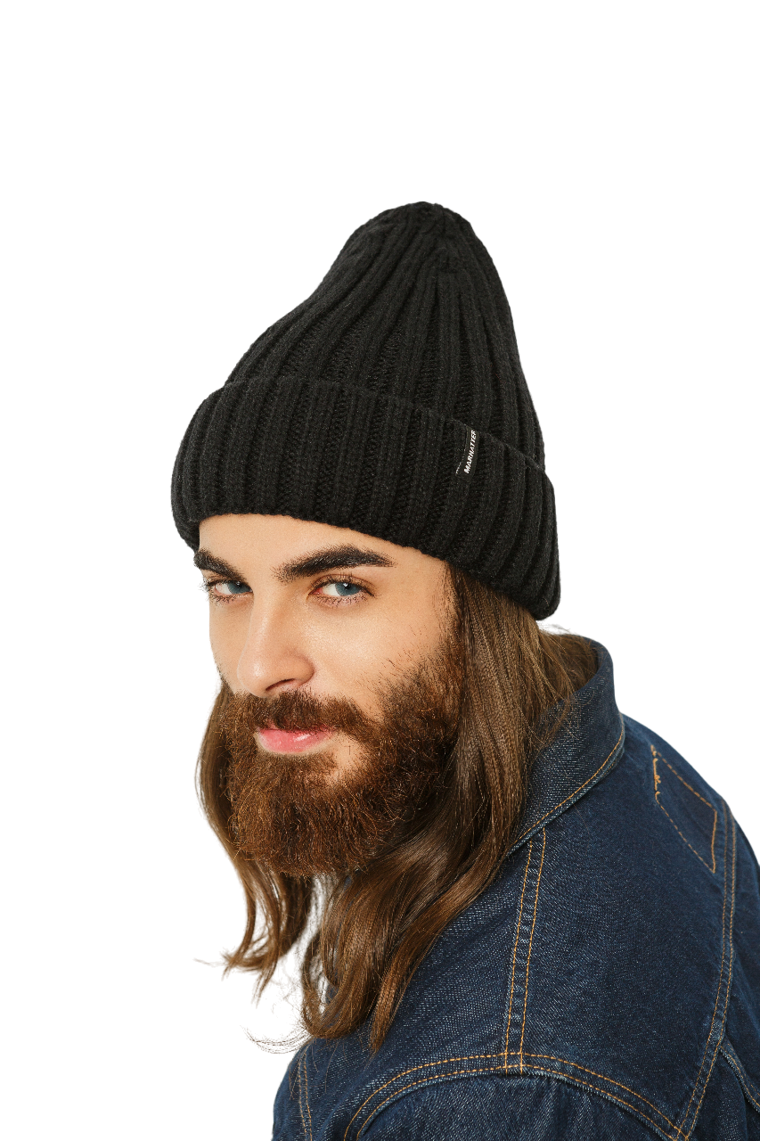 

Шапка бини мужская Marhatter MMH11476/2 черная, р, Черный, MMH11476/2