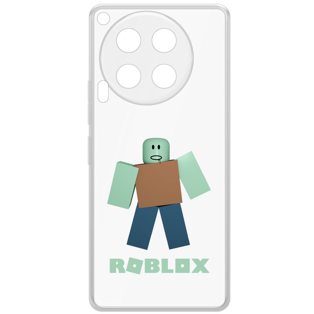 

Чехол-накладка Krutoff Clear Case Roblox-Зомби для TECNO Camon 30, Прозрачный