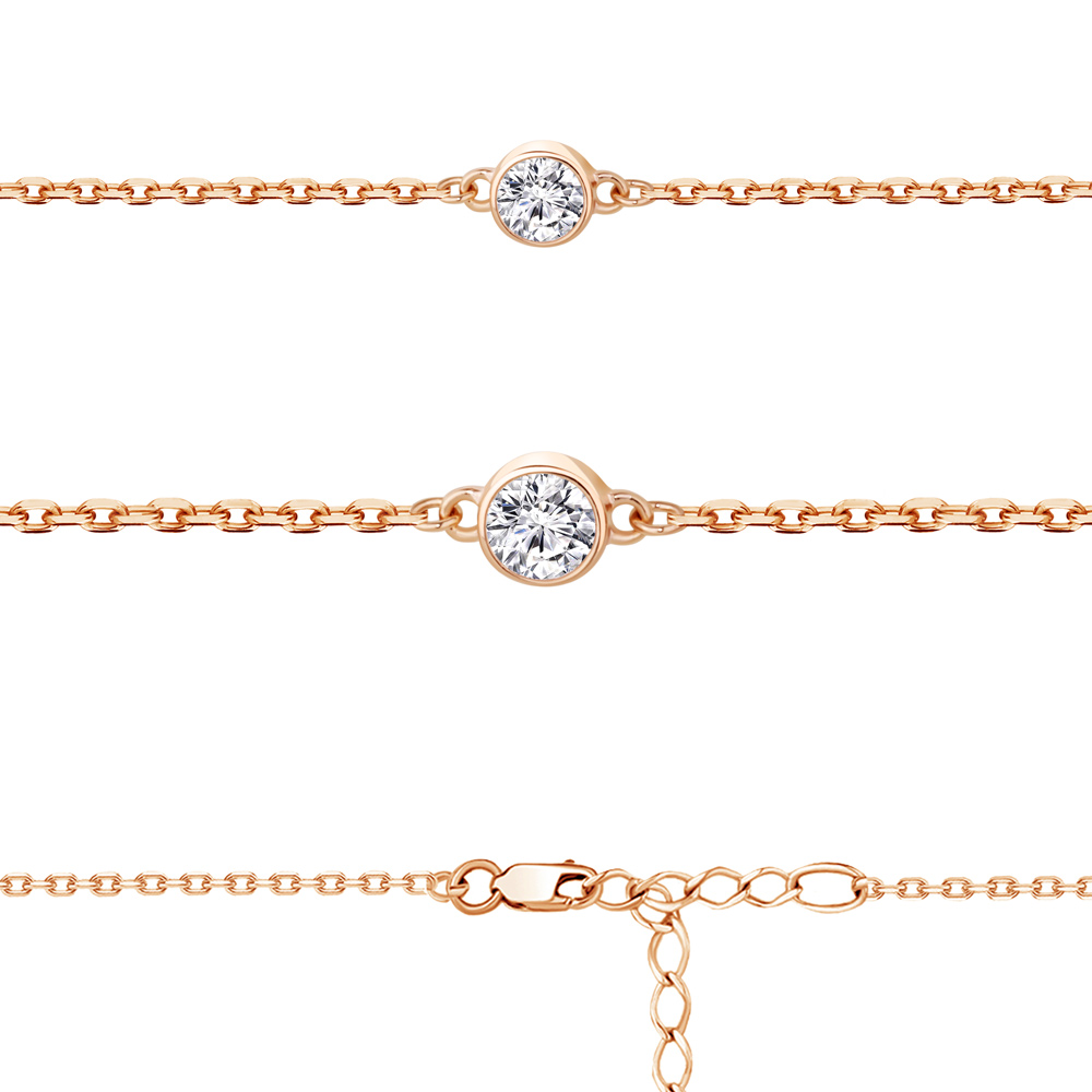 

Браслет из серебра с фианитом Aquamarine Aquamarine 74661А_925_з р. 16, 74661А_925_з