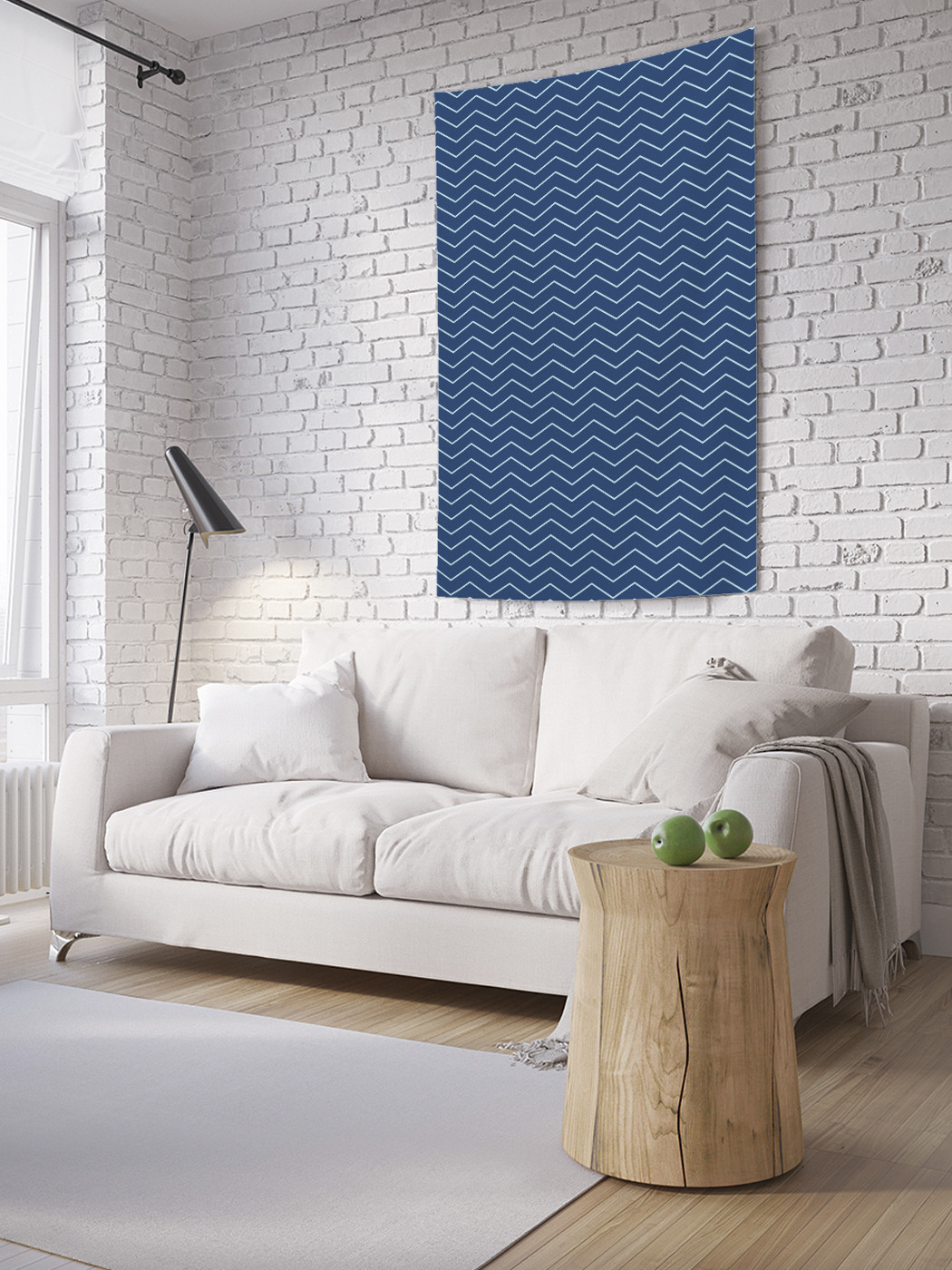 

Вертикальное фотопанно на стену JoyArty Тонкий зигзаг 150x200 см, Тонкий зигзаг