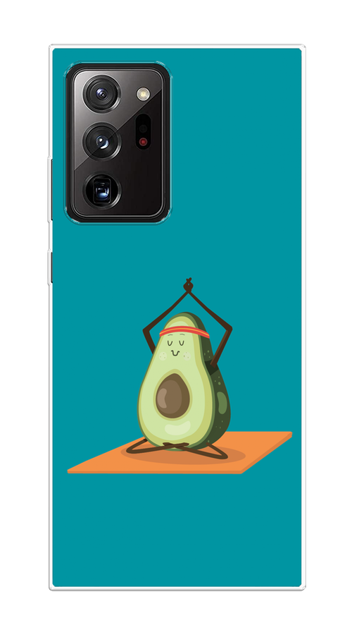 

Чехол на Samsung Galaxy Note 20 Ultra "Расслабься с авокадо", Голубой, 2101050-1
