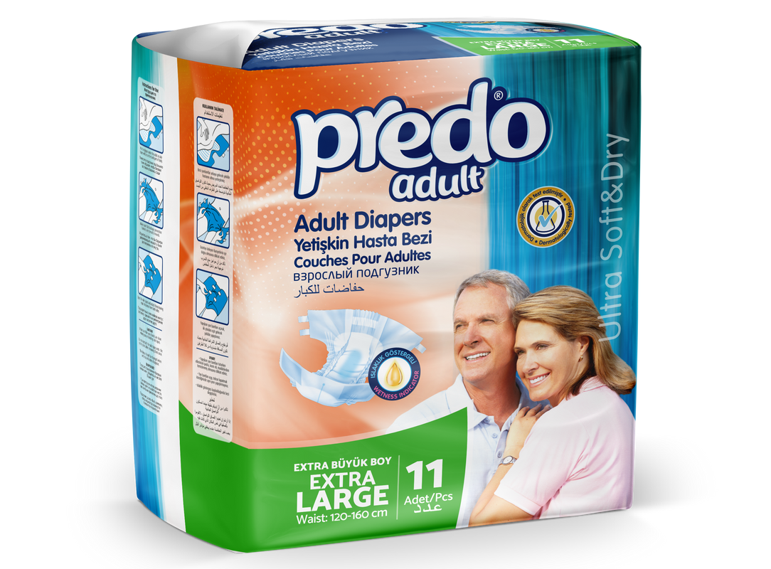 Подгузники для взрослых Predo Adult Маленькая пачка XL 11 шт.