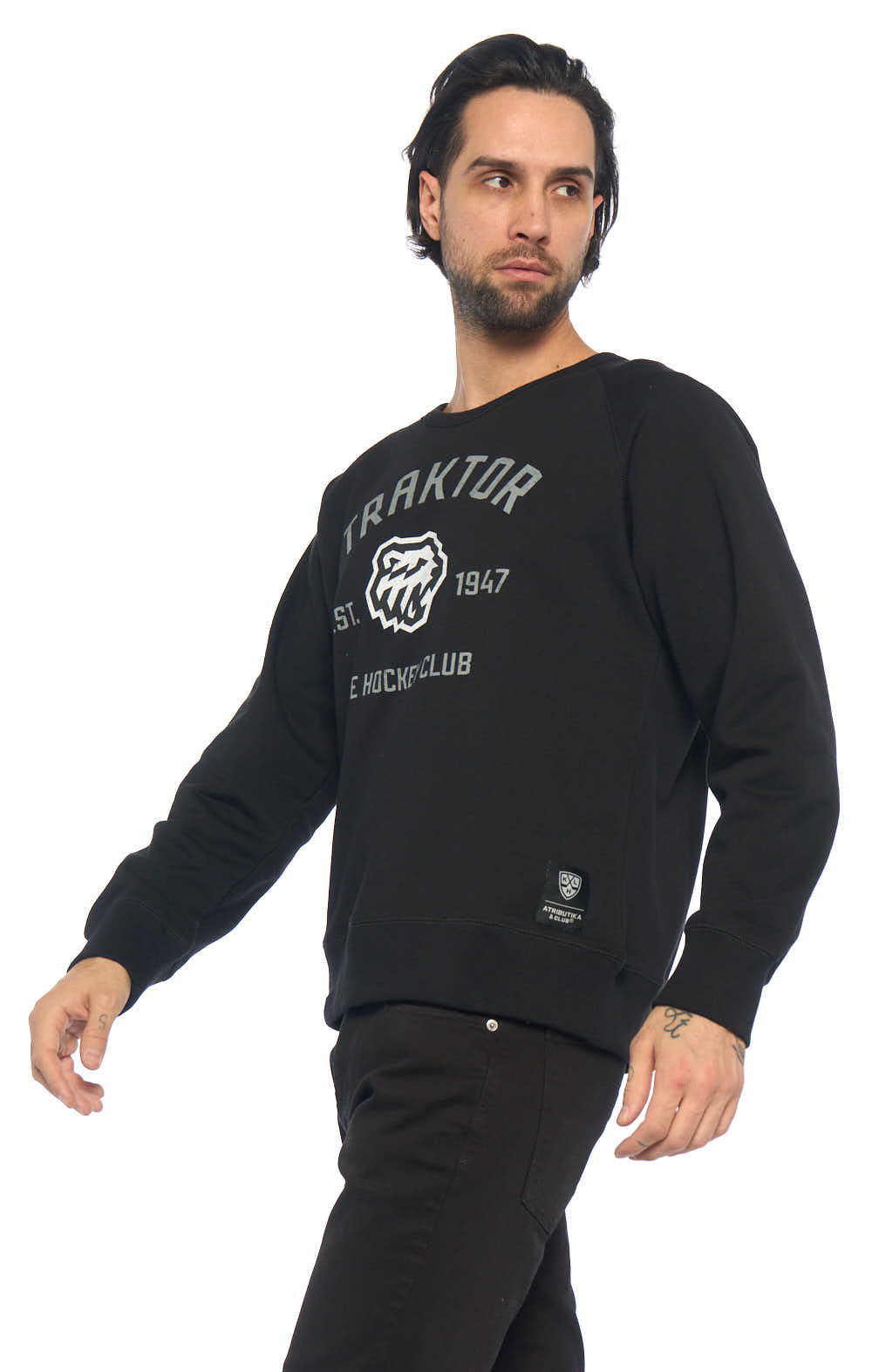 

Свитшот мужской Atributika&Club Трактор 100890 черный 3XL, Трактор 100890