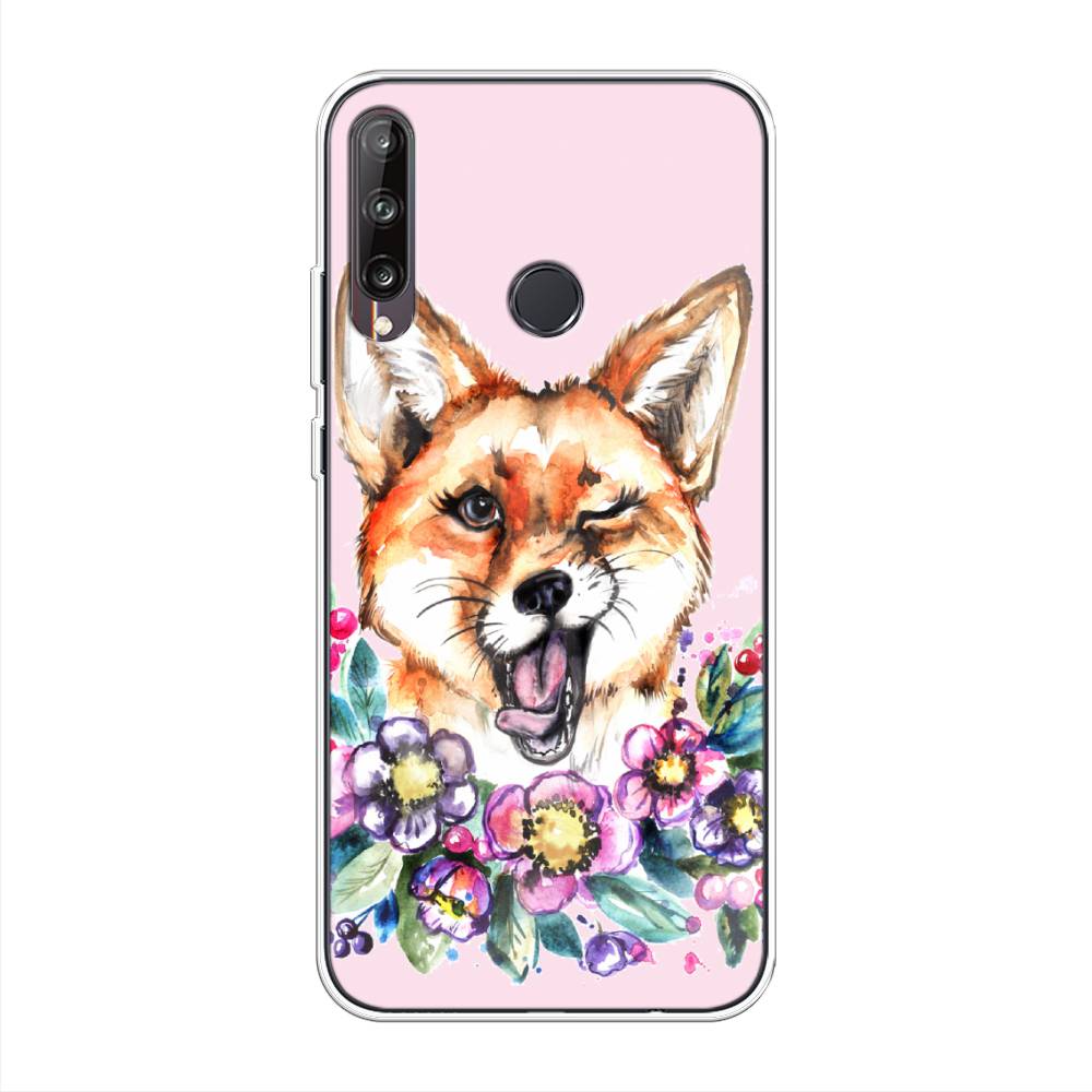 

Чехол Awog на Huawei Y7p "Подмигивающая лиса", Оранжевый, 6103350-10