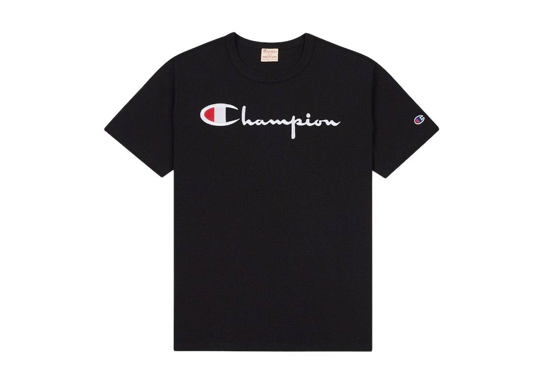 

Футболка Champion для мужчин, чёрный, M, 110992, Черный, 110992