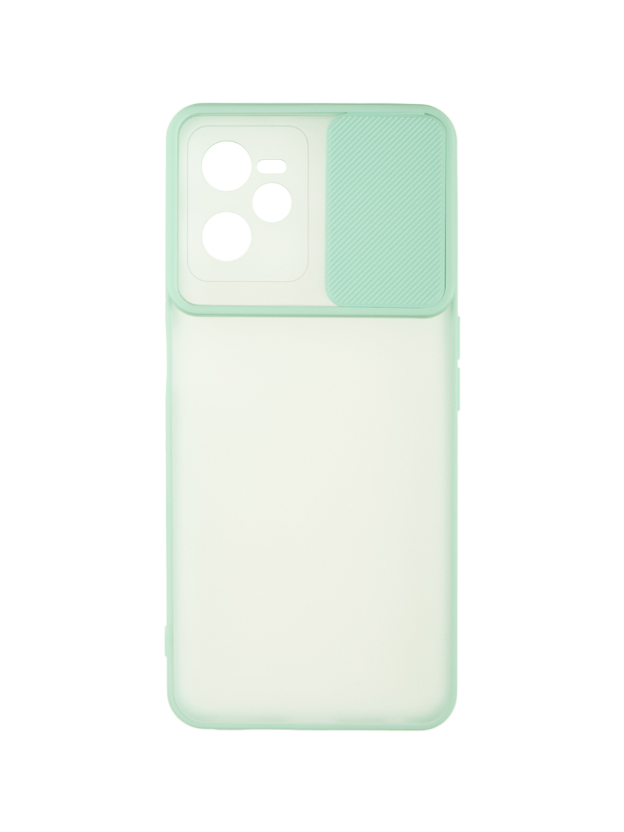 

Чехол для Realme С35 4G шторка с защитой камеры бирюзовый, ZCS-RLM-С35