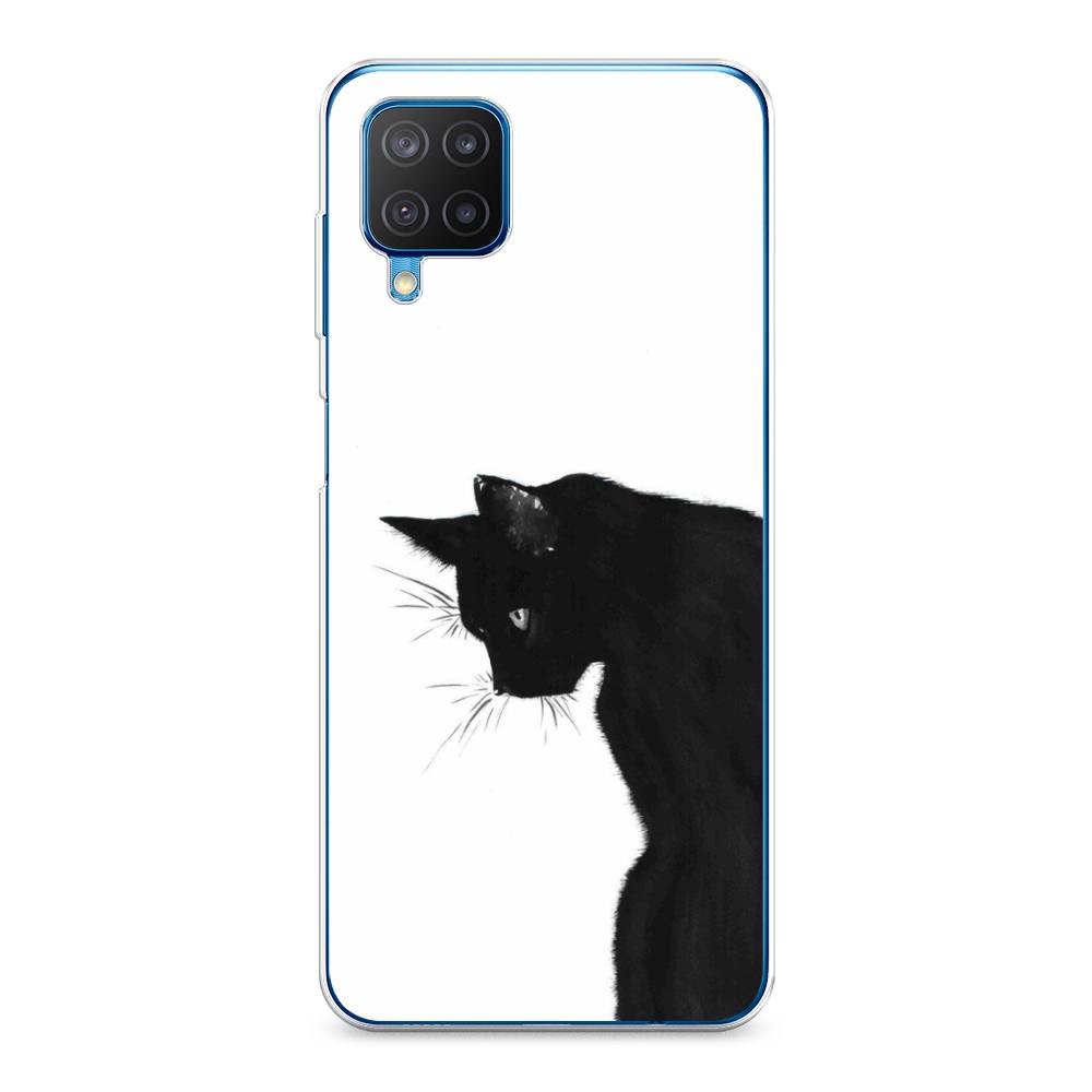 фото Силиконовый чехол "black cat" на samsung galaxy m12 awog