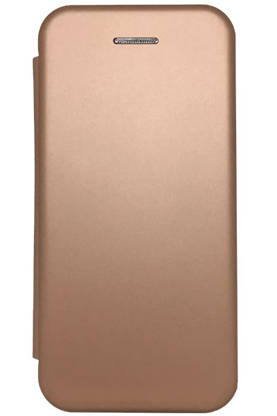 Чехол-книжка для Samsung J810 Galaxy J8 (2018) Rose Gold (боковая)