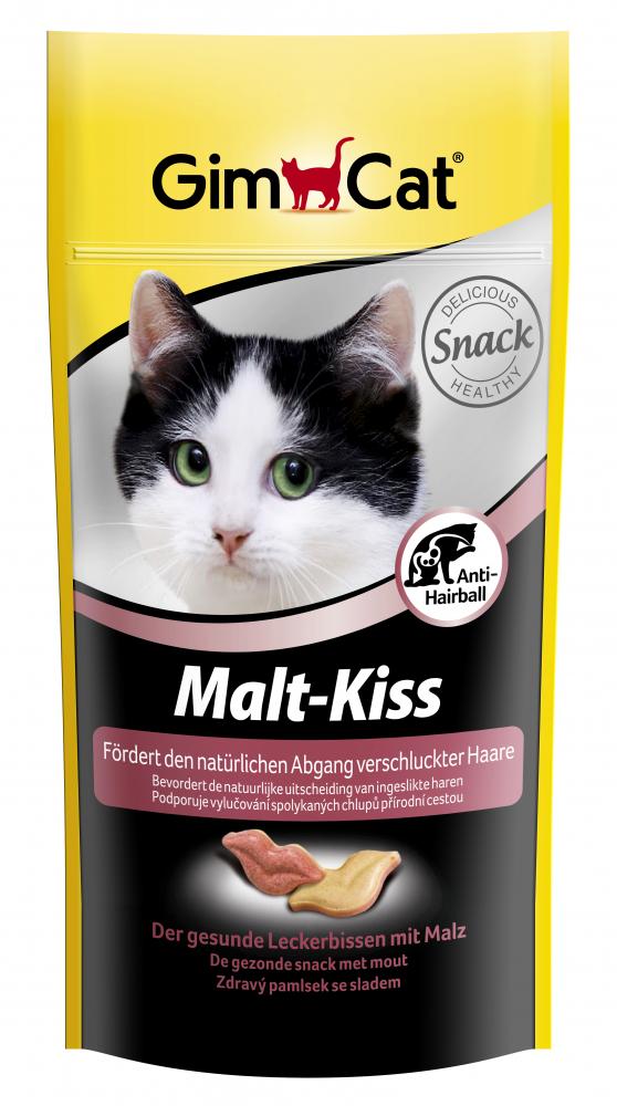 фото Лакомство для кошек gimpet malt-kiss таблетки, молоко, 600 шт, 450 г