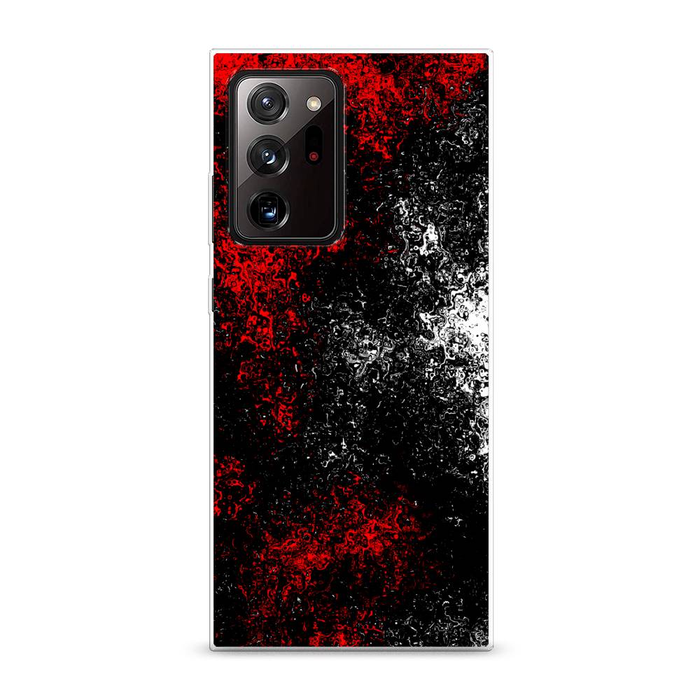 

Чехол на Samsung Galaxy Note 20 Ultra "Монотипия", Красный;черный;белый, 2101050-3