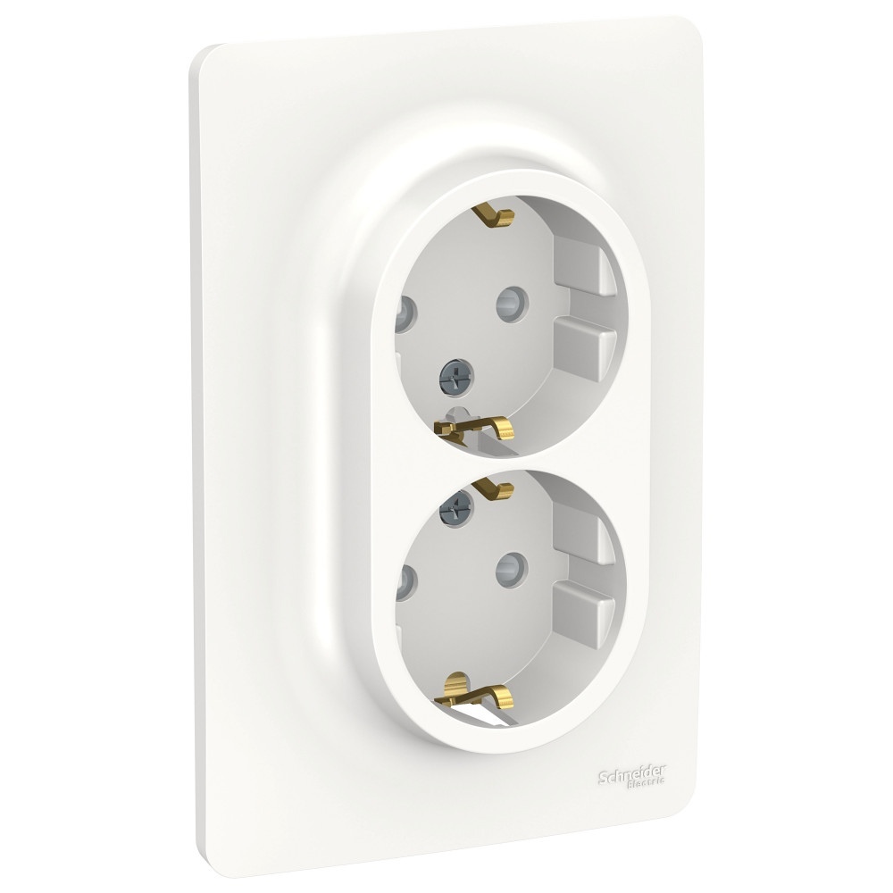 

Розетка Systeme Electric NU206718.8, 8шт, Белый