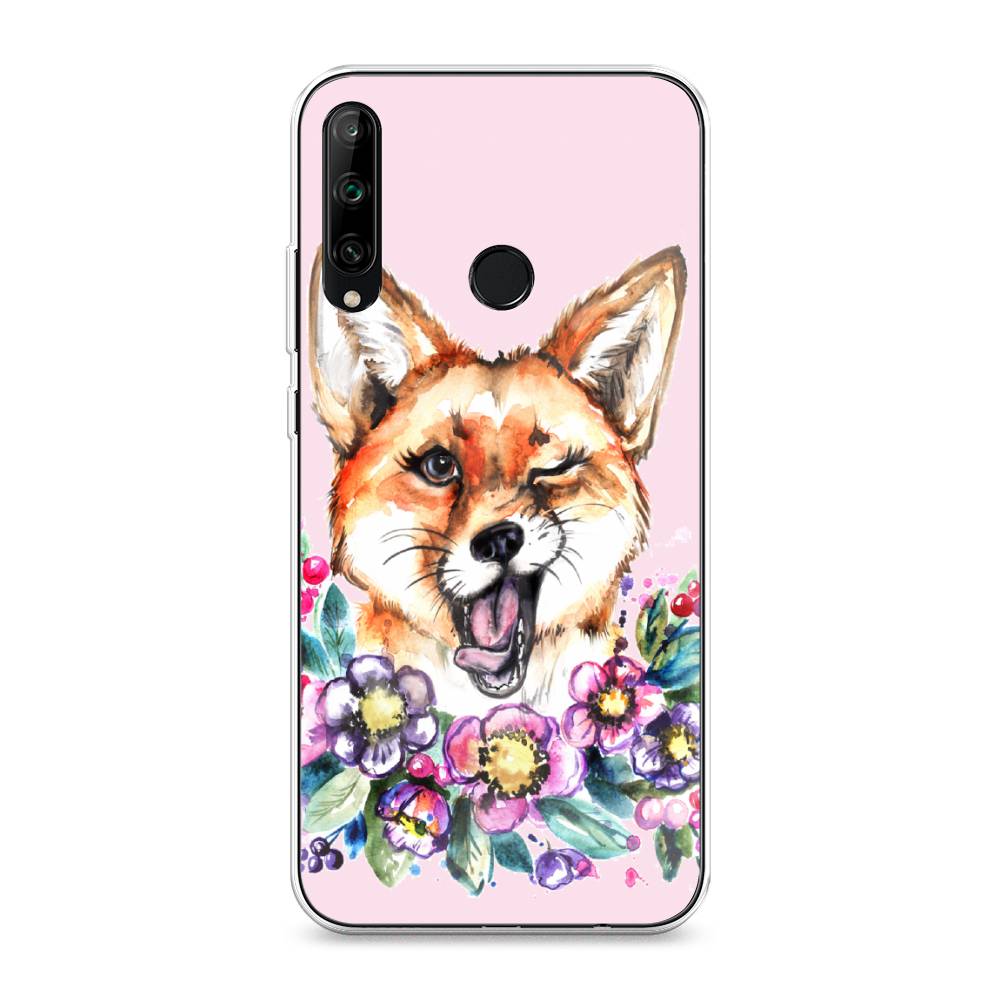 

Чехол Awog на Honor 9C "Подмигивающая лиса", Оранжевый, 612550-10