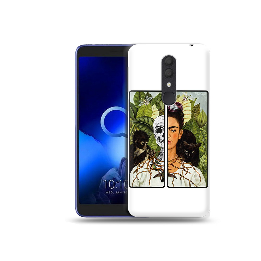 

Чехол MyPads Tocco для Alcatel 1X сдвоенная картинка девушка скелет (PT133941.659.595), Прозрачный, Tocco