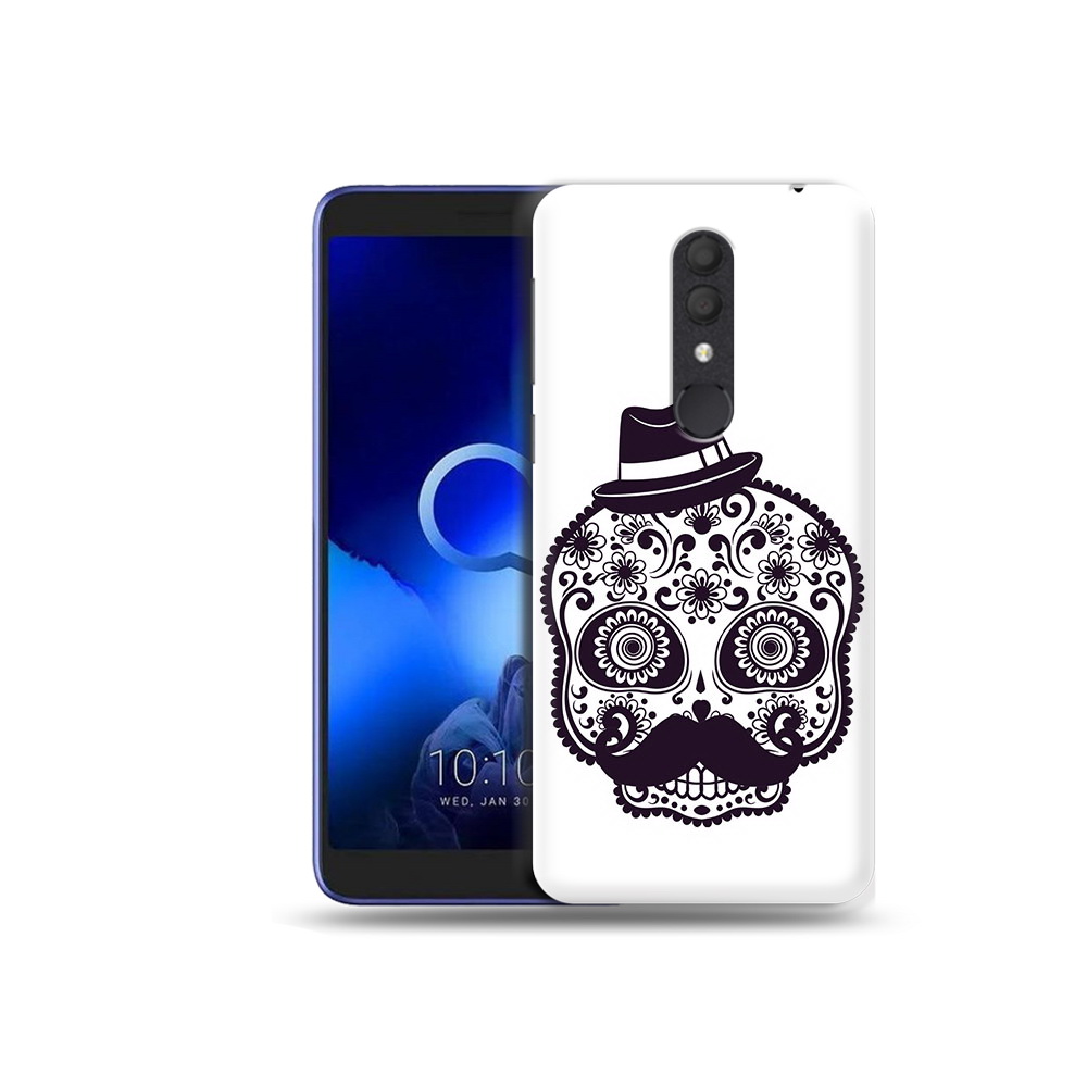 

Чехол MyPads Tocco для Alcatel 1X разрисованный скелет (PT133941.659.575), Прозрачный, Tocco