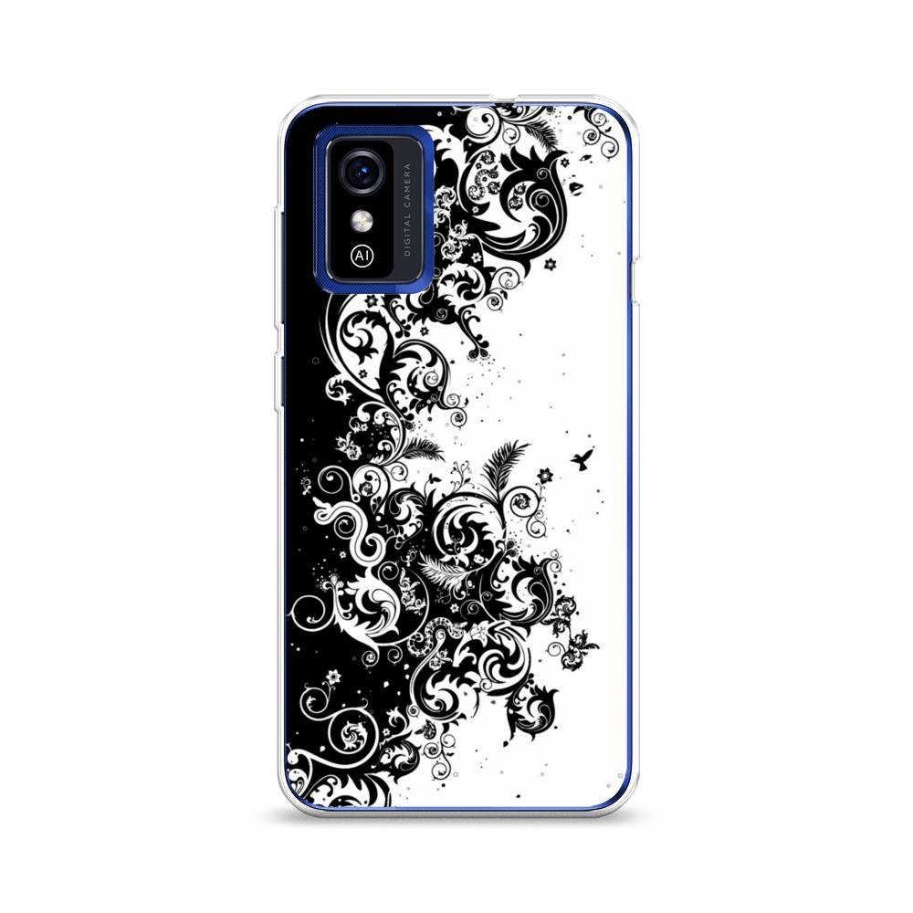 

Чехол для ZTE Blade L9 "Черно белый узор", Белый;черный;серый, 135250-3
