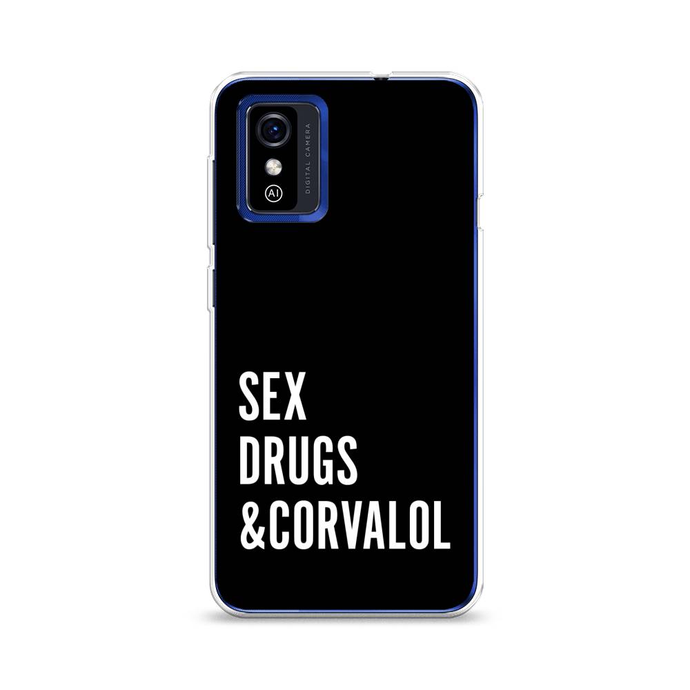 

Чехол для ZTE Blade L9 "Corvalol", Черный;серый;белый, 135250-6