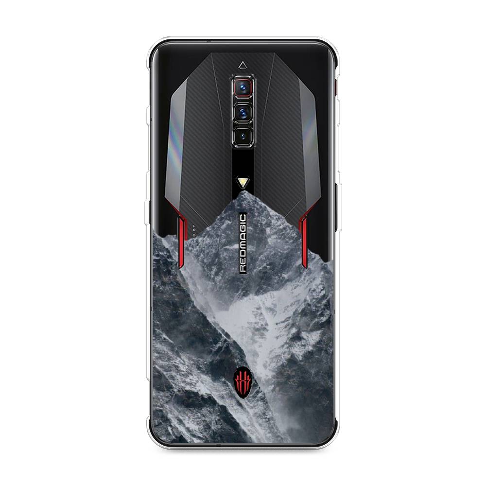

Чехол на ZTE Nubia Red Magic 6 "Горы арт 4", Серый;бежевый, 135150-2