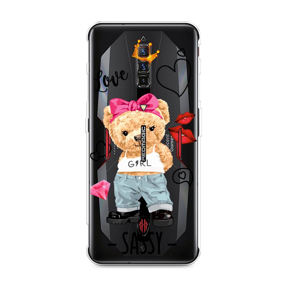 

Чехол на ZTE Nubia Red Magic 6 "Sugar Mommy", Голубой;белый;розовый, 135150-6