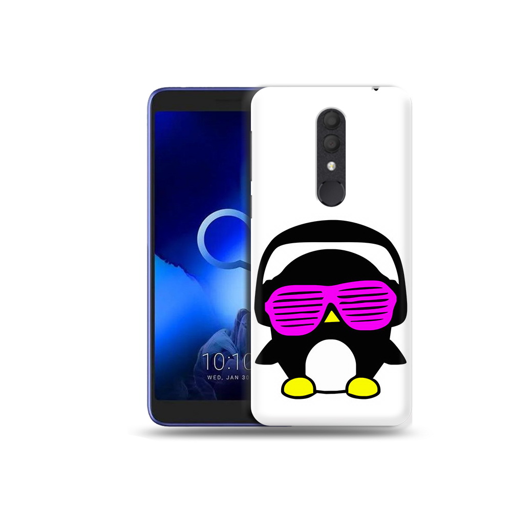

Чехол MyPads Tocco для Alcatel 1X пингвин (PT133941.659.541), Прозрачный, Tocco