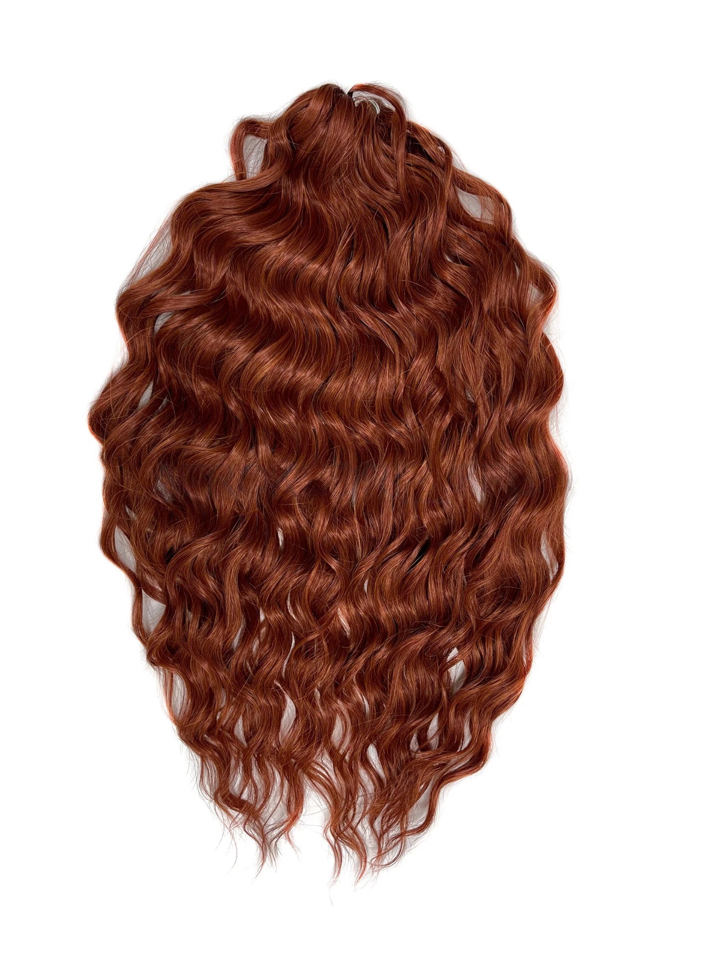 Афрокудри для плетения волос Anna Bronze оранжевый длина 60 вес 300г нить для плетения замшевая 2 5 мм 5 ± 0 1 м
