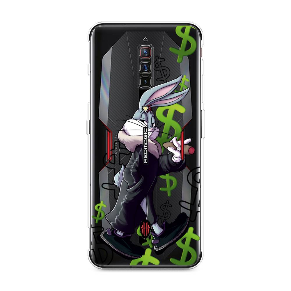 

Чехол на ZTE Nubia Red Magic 6 "Rich Bugs Bunny", Зеленый;черный;голубой, 135150-6