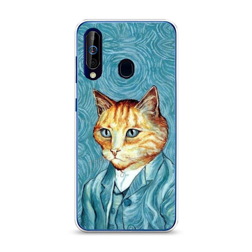 

Чехол Awog на Samsung Galaxy A60/M40 "Кот Ван Гог", Разноцветный, 28250-2