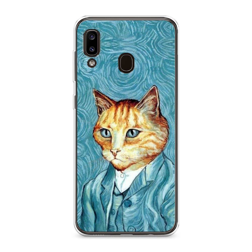 

Чехол Awog на Samsung Galaxy A30/A20 "Кот Ван Гог", Разноцветный, 27550-2