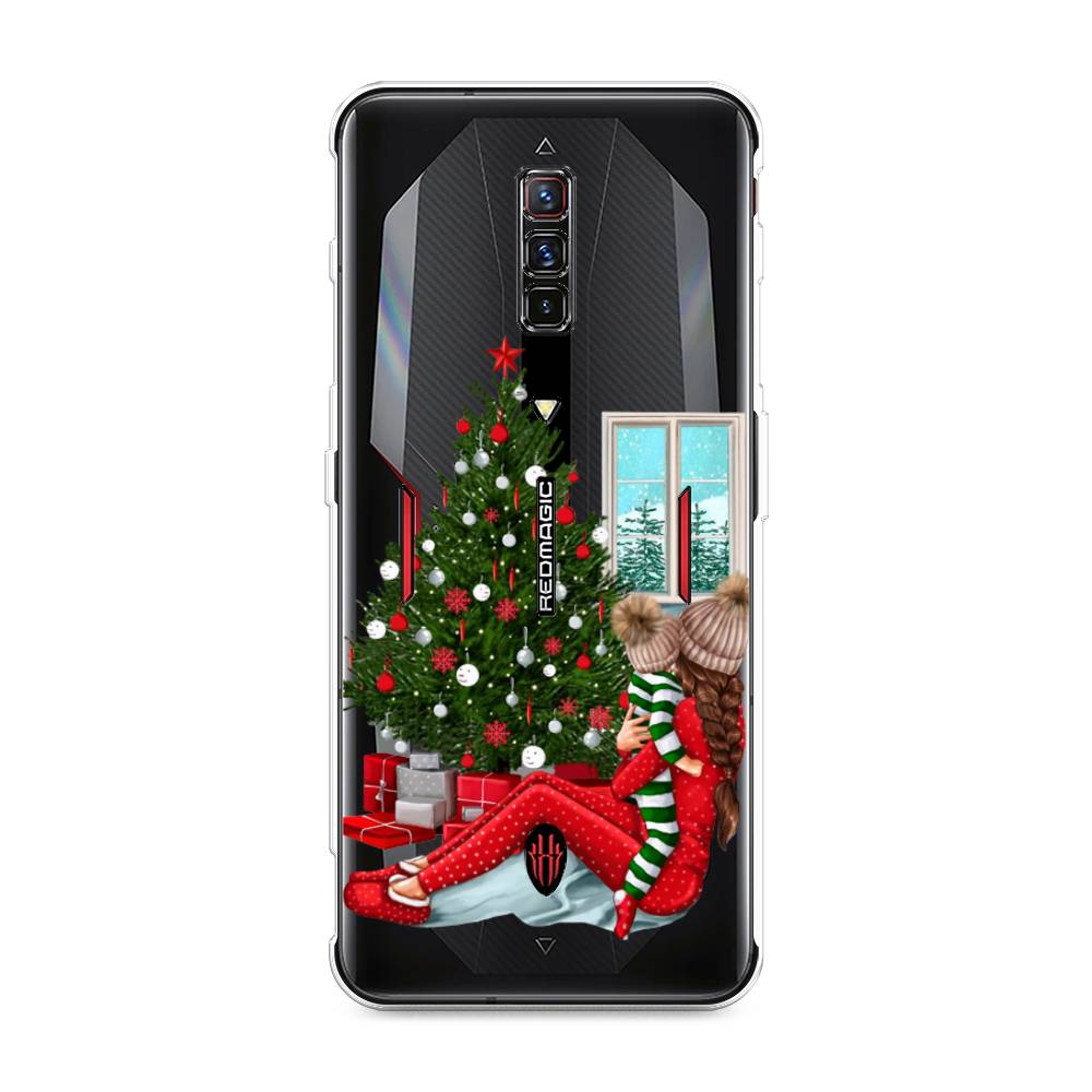 

Чехол на ZTE Nubia Red Magic 6 "Новый год с мамой", Красный;зеленый;голубой, 135150-6