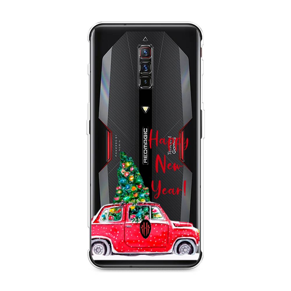

Чехол на ZTE Nubia Red Magic 6 "Happy New Year", Красный;зеленый, 135150-5