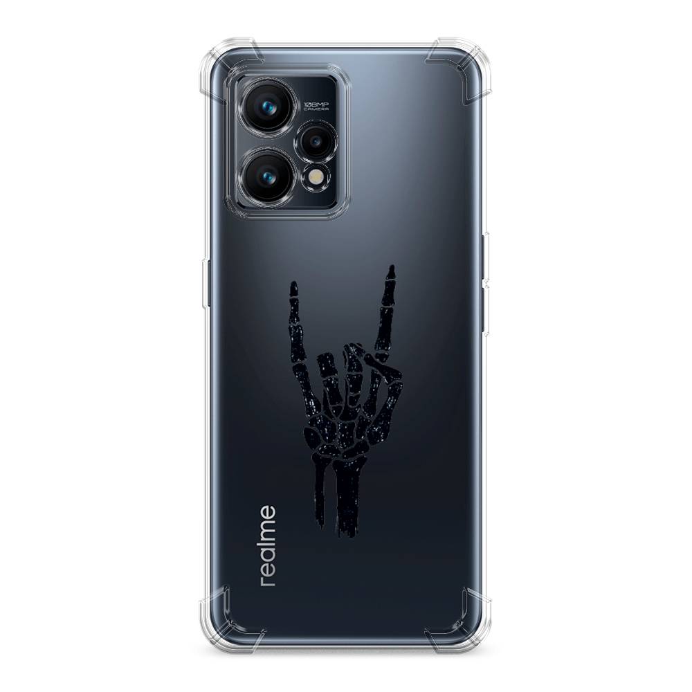 фото Противоударный силиконовый чехол "rock for a skeleton" на realme 9 pro plus awog