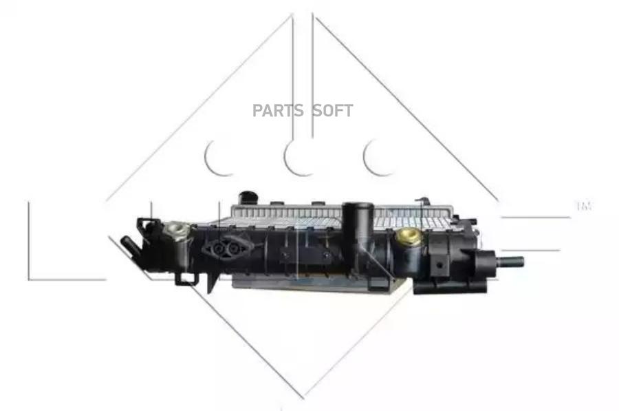 

Радиатор системы охлаждения NRF 53441