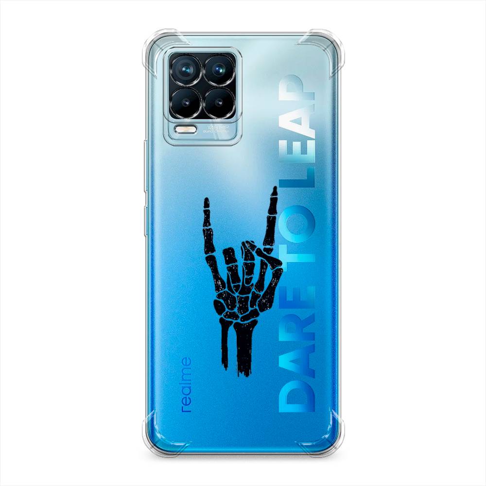 фото Противоударный силиконовый чехол "rock for a skeleton" на realme 8 pro awog