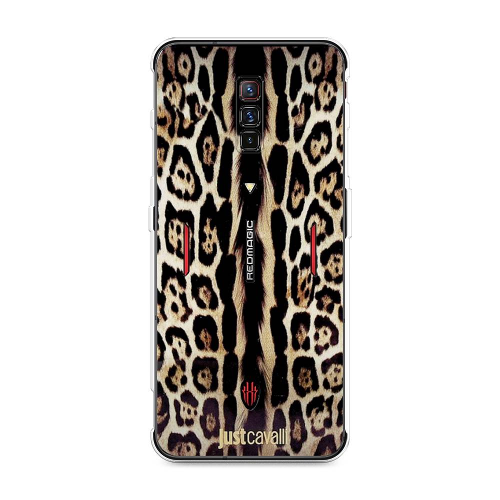 

Чехол на ZTE Nubia Red Magic 6 "Леопард кавалли", Черный;коричневый, 135150-1