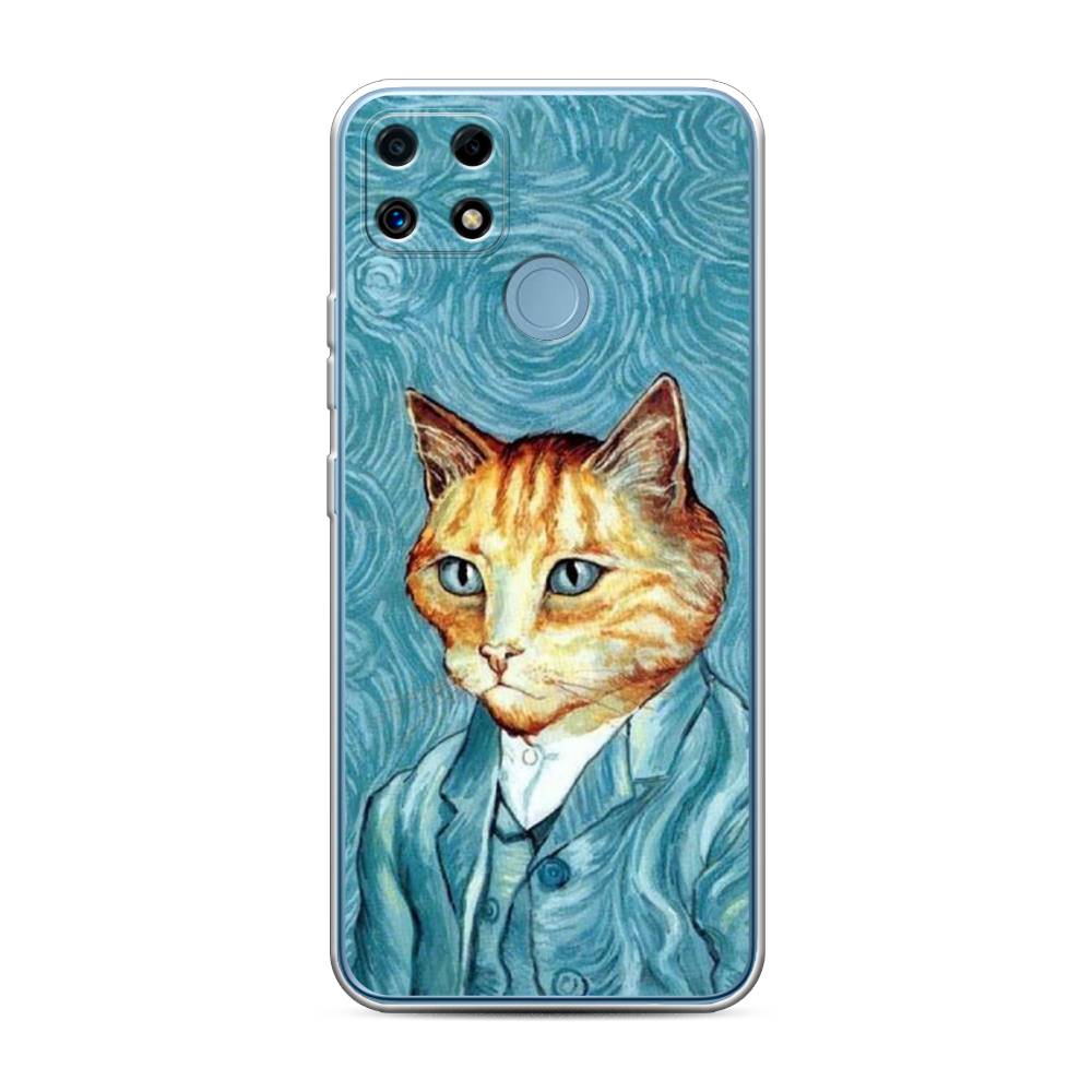 

Чехол Awog на Realme C25/C25s "Кот Ван Гог", Разноцветный, 256950-2