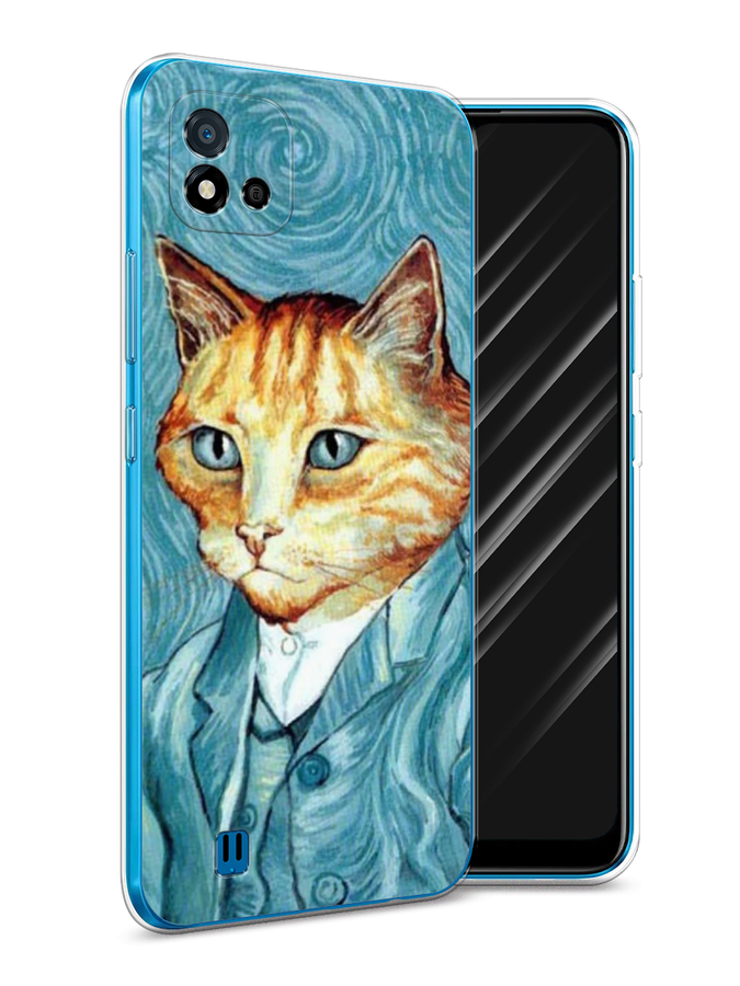 

Чехол Awog на Realme C11 (2021) "Кот Ван Гог", Разноцветный, 257550-2
