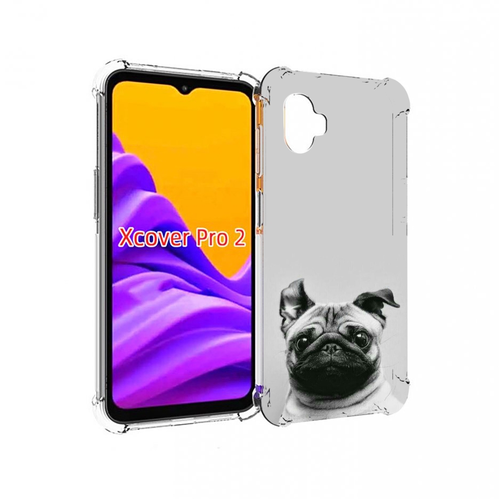 

Чехол MyPads мопс для Samsung Galaxy Xcover Pro 2, Прозрачный, Tocco