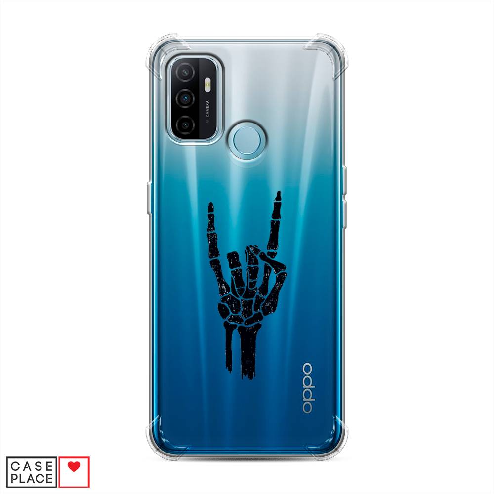 

Чехол Awog на Oppo A53 "Rock for a skeleton", Разноцветный, 254351-1