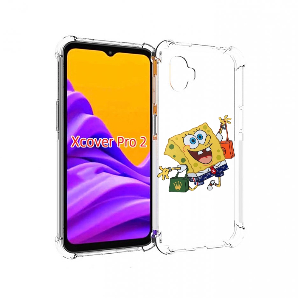 

Чехол MyPads модный-спанч-боб для Samsung Galaxy Xcover Pro 2, Прозрачный, Tocco