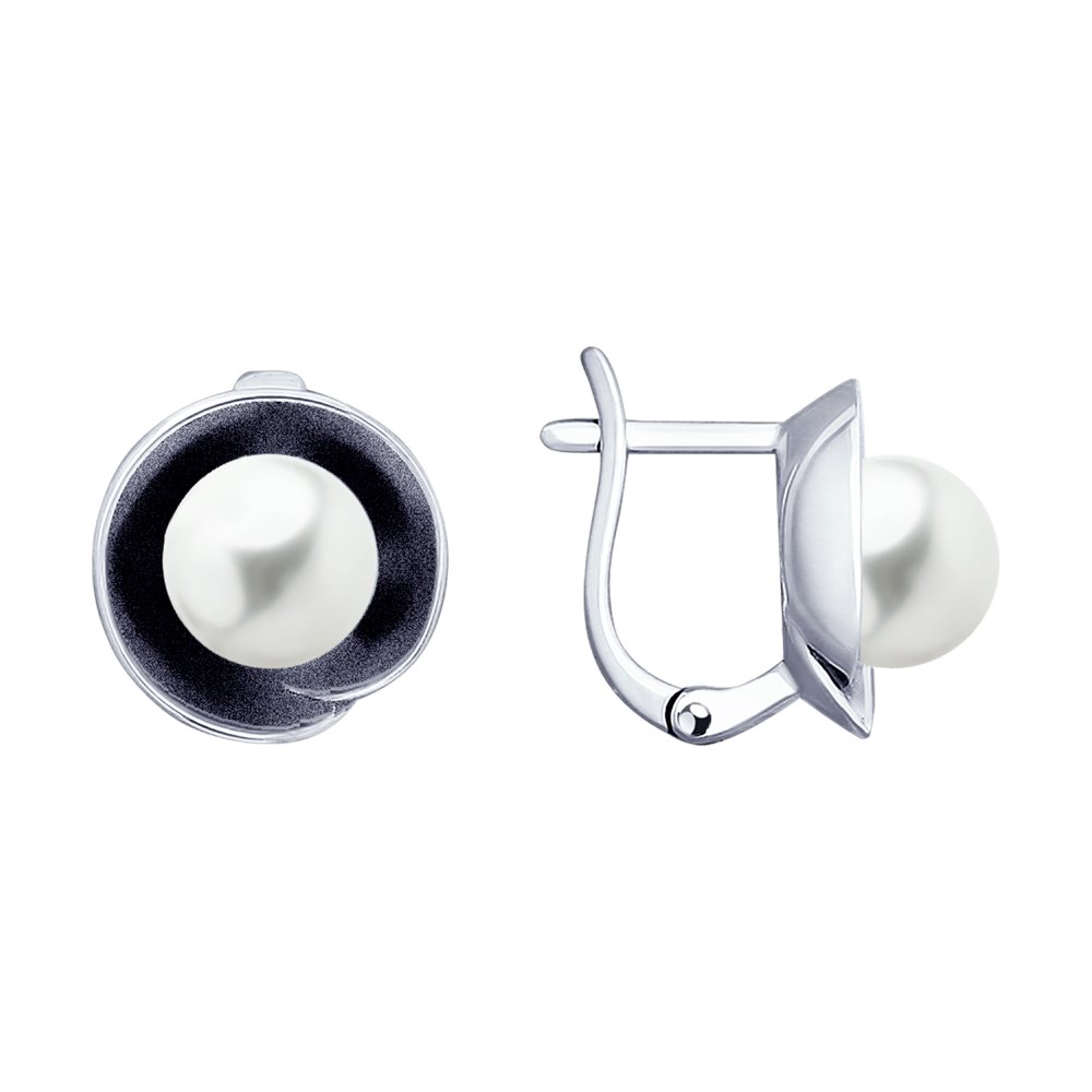 

Серьги из серебра с жемчугом SOKOLOV 95020057, 95020057
