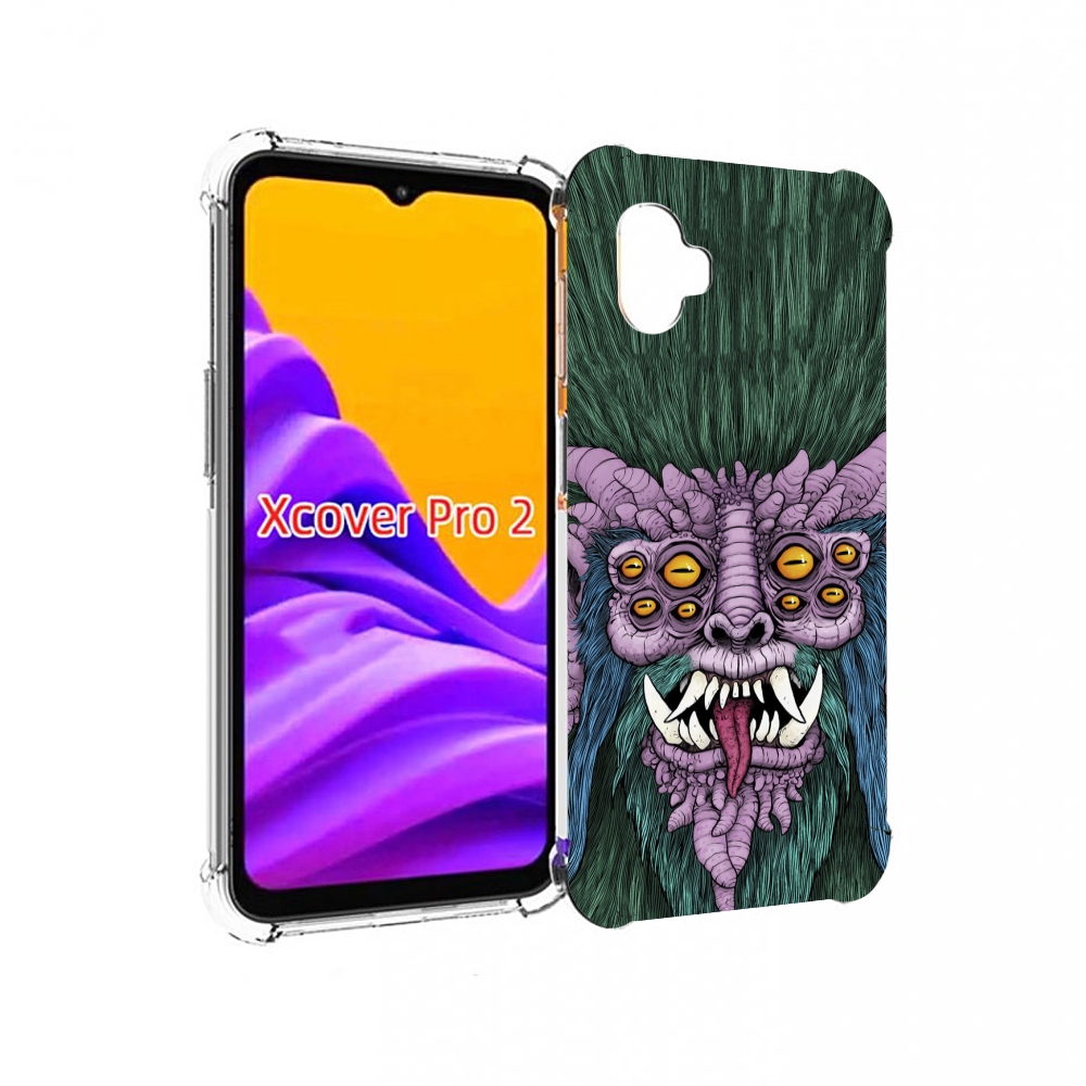 

Чехол MyPads многоглазый черт для Samsung Galaxy Xcover Pro 2, Прозрачный, Tocco