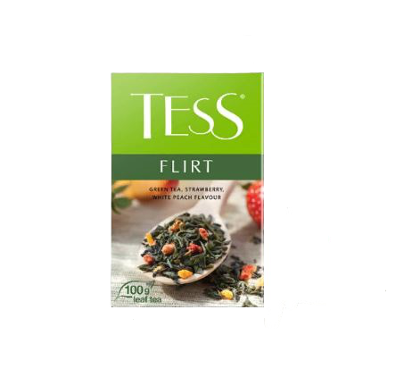 Чай зеленый Tess Flirt листовой 100 г 181₽