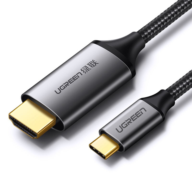 

Кабель uGreen USB-C - HDMI вилка-вилка 1м (25155) серый, MM142