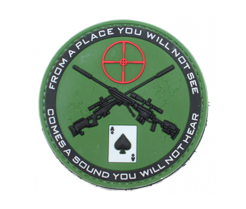 

Патч TeamZlo Sniper Poker PVC OD (TZ0149OD), Зеленый;черный;красный, Sniper Poker
