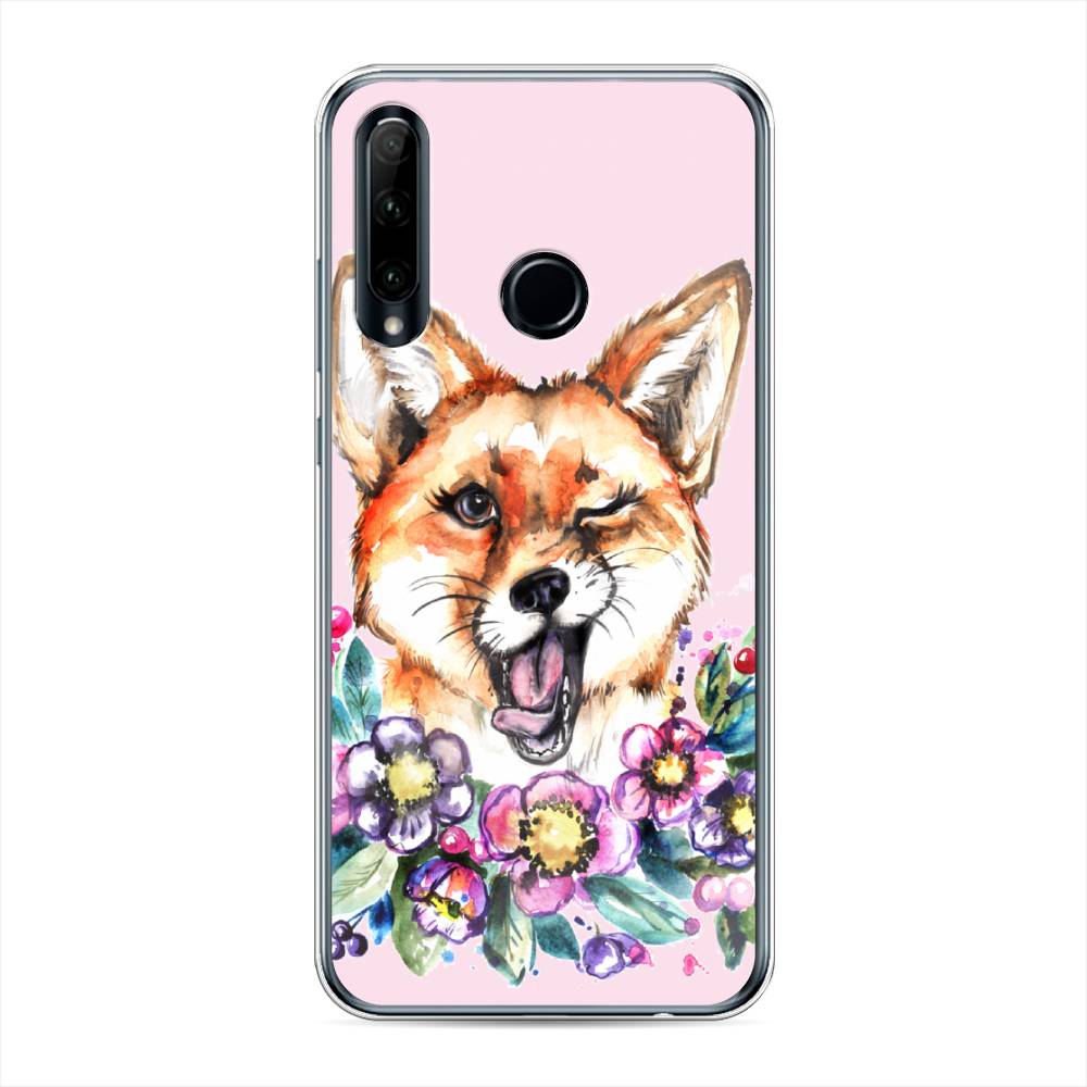 

Чехол Awog на Honor 10i "Подмигивающая лиса", Оранжевый, 68850-10