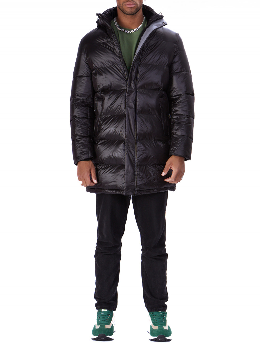 

Куртка мужская NoBrand AD22307 черная L, Черный, AD22307