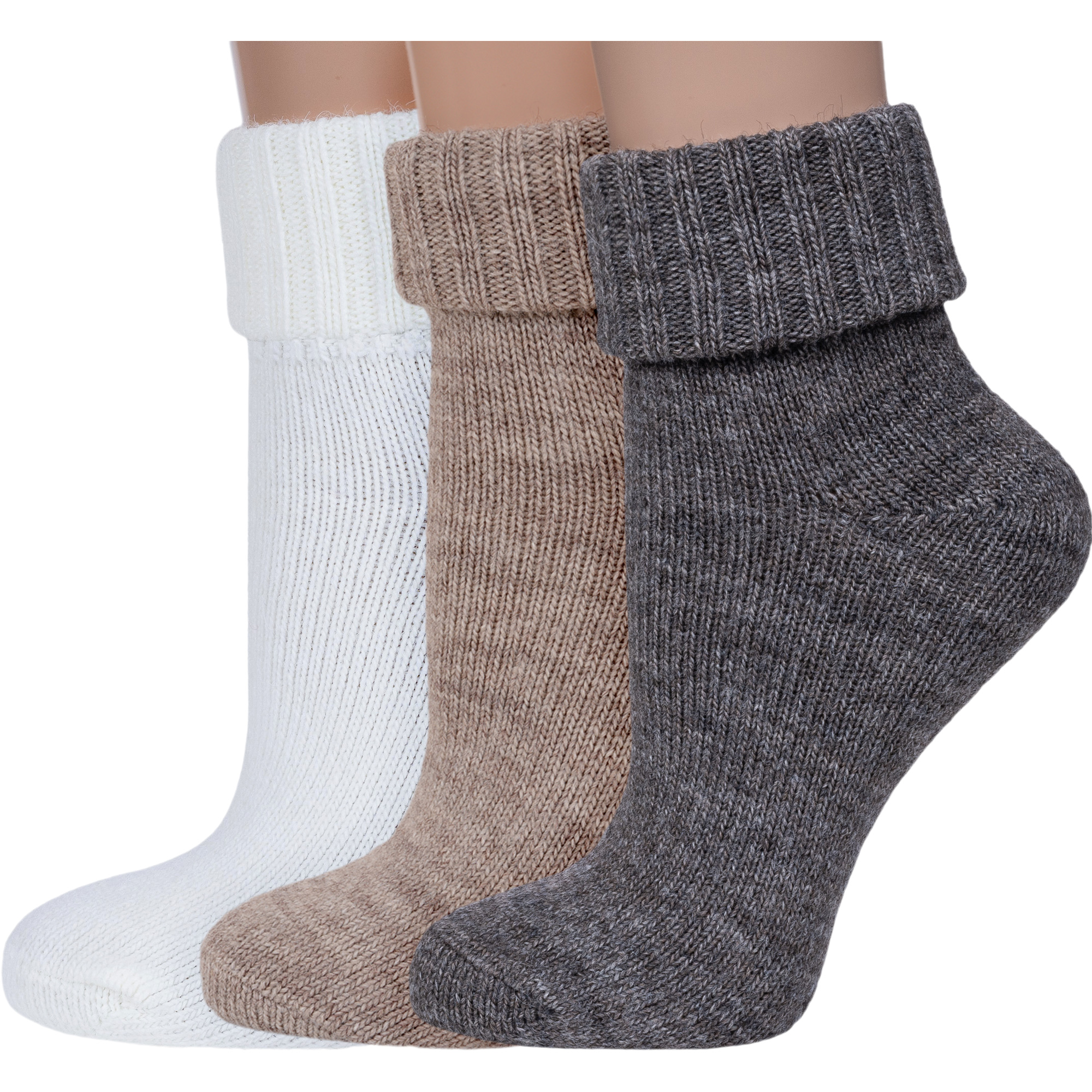 

Комплект носков женских Rusocks 3-Ж-195 разноцветных 23-25, 3-Ж-195