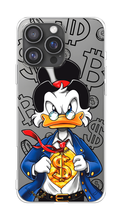 

Чехол на Apple iPhone 16 Pro Max "Scrooge Goldman", Черный;белый;синий, 16350-1